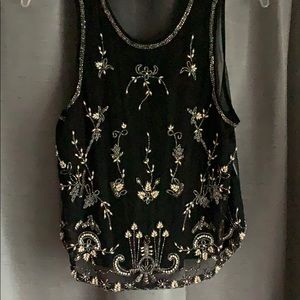 Beaded tank top forever 21